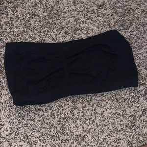 Black bandeau top